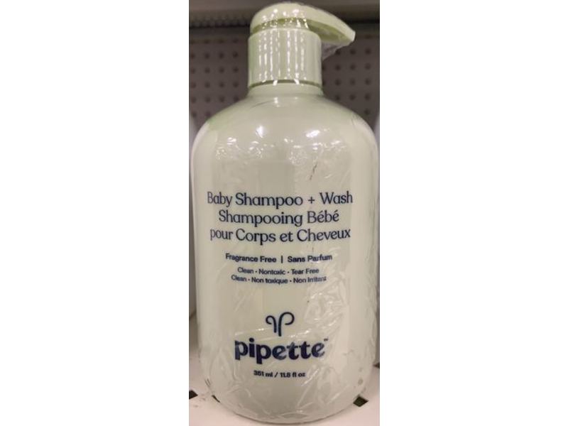 Pipette Baby Shampoo + Wash, 11.8 fl oz/ 351 mL