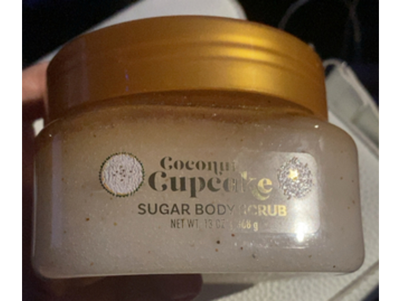 Scentxscent Sugar Body Scrub, Coconut Cupcake, 13 oz/368 g
