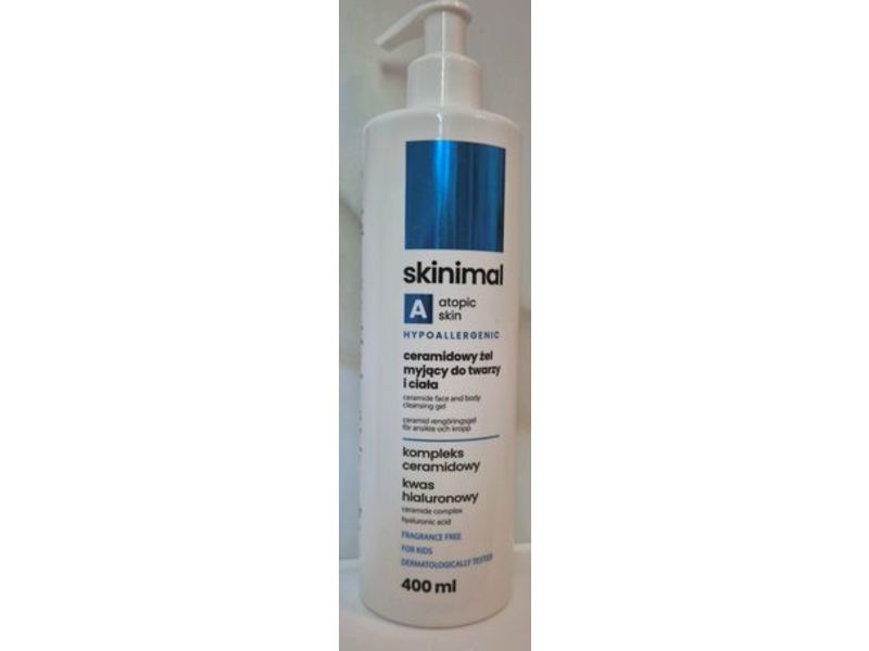 Skinimal Kids Atopic Ceramide Face & Body Cleansing Gel, 400 mL