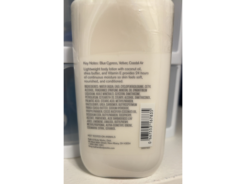 Bath & Body Works Body Lotion, Ocean, 8 fl oz/236 mL