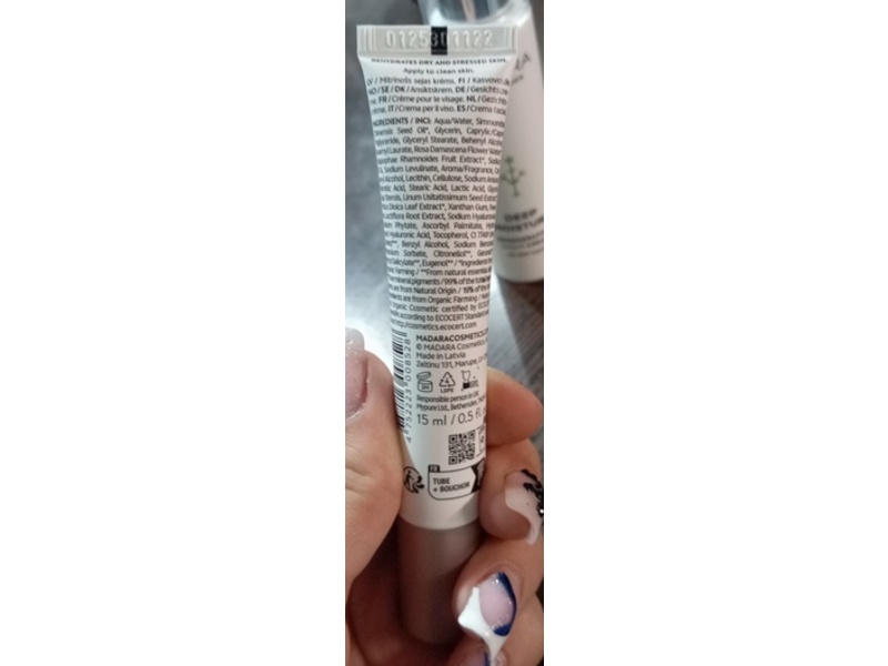 Madara SOS Hydra Recharge Cream, 15 mL