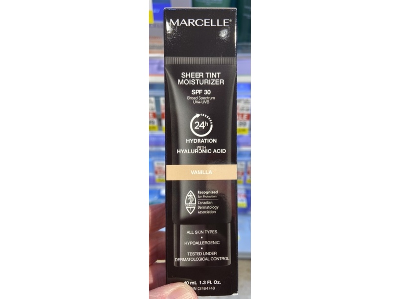 Marcelle Sheer Tint Moisturizer, Vanilla, SPF 30, 1.3 fl oz/40 mL