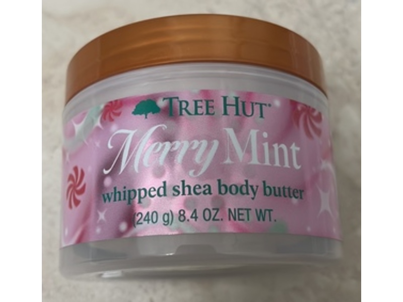 Tree Hut Whipped Shea Body Butter, Merry Mint, 8.4 oz/240 g