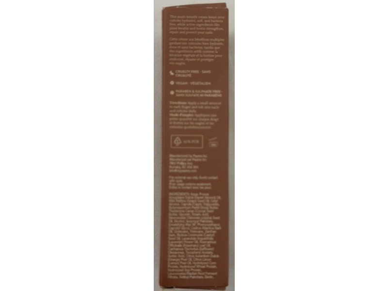 PAUME All-in-One Cuticle and Nail Cream, Signature Scent, 0.75 oz/22 mL