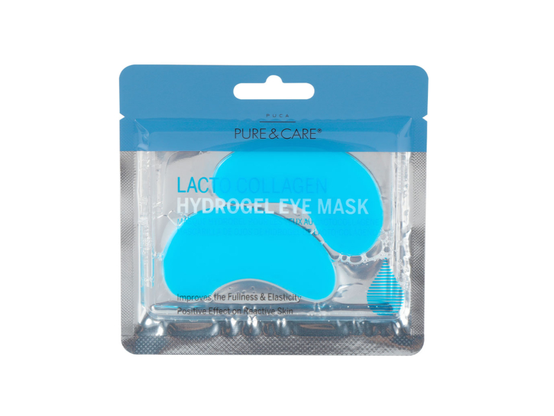 Pure & Care Lacto Collagen Hydrogel Eye Mask, 1 Pair