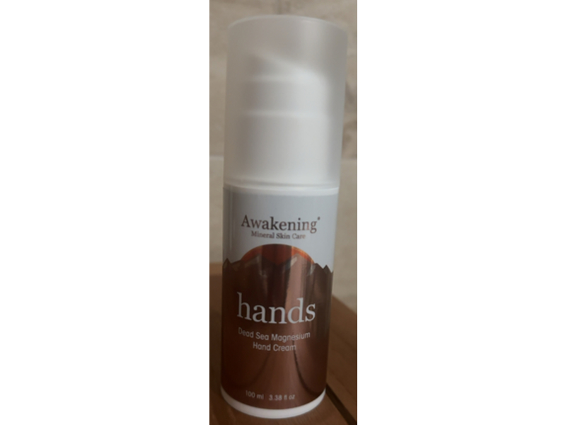 Awakening Mineral Hand Cream, Dead Sea Magnesium, 3.38 fl oz/100 mL
