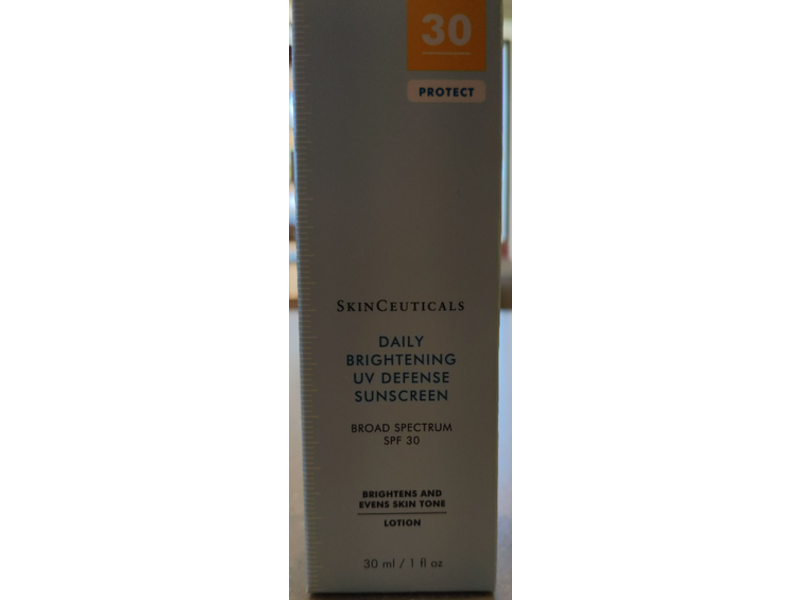 Skinceuticals Daily Brightening Uv Defense Sunscreen Lotion, Protect, SPF 30, 1 fl oz/30 mL