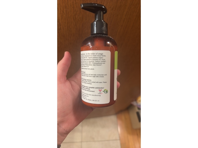 RaGaNaturals Hand And Body Lotion, Fragrance Free, 8 fl oz/236 mL