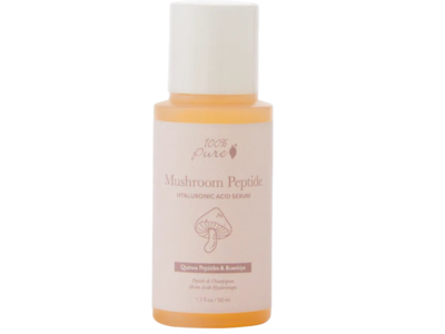 100% Pure Mushroom Peptide Hyaluronic Acid Serum, Quinoa Peptides & Rosehips, 1.7 fl oz/50 mL