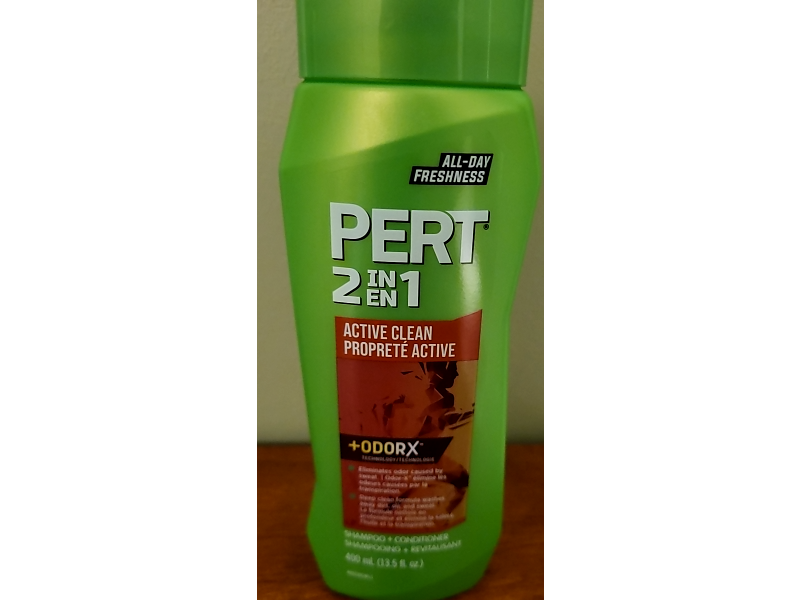 Pert 2 In 1 Active Clean Shampoo + Conditioner, 13.5 fl oz/400 mL