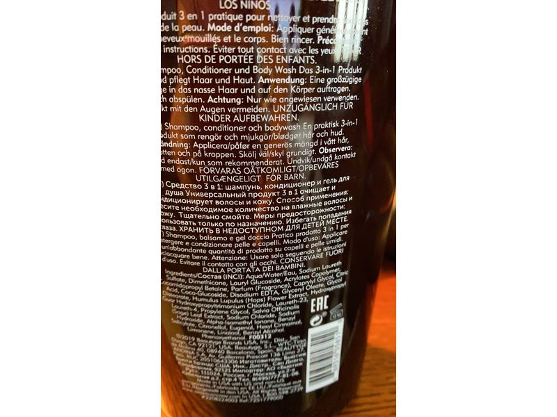 American Crew 3 In 1 Shampoo, Conditioner & Body Wash, 33.8 fl oz/1 L