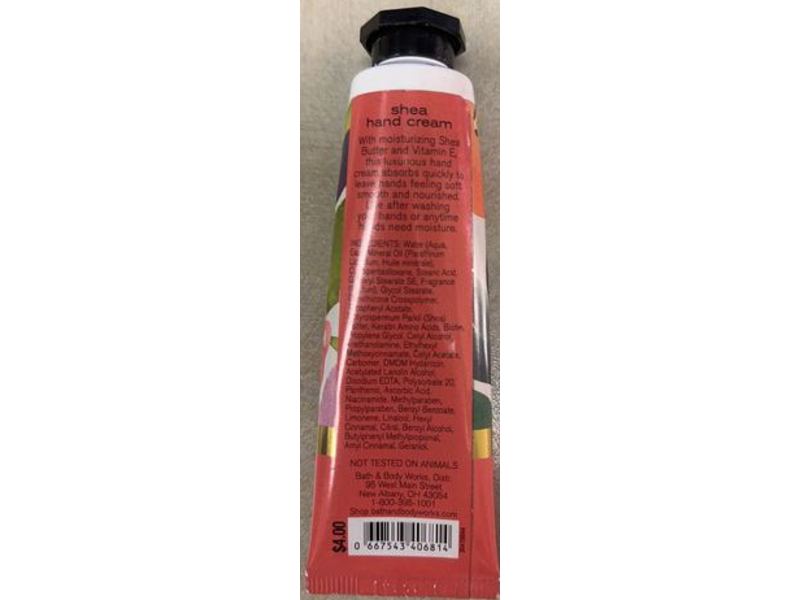 Bath & Body Works Hand Cream, Shea Butter, Peach Bellini, 1 fl oz/29 mL, Pack Of 2