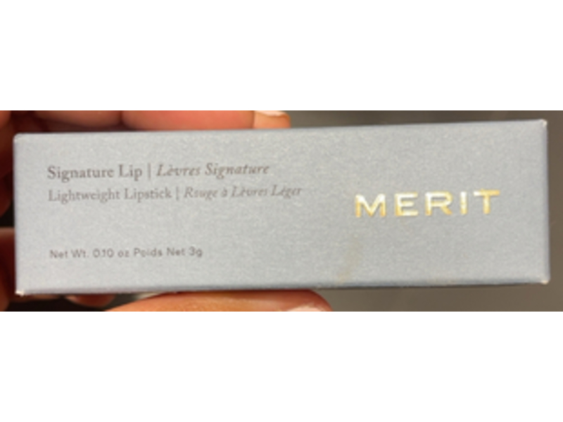 Merit Signature Lip Lightweight Lipstick, L'avenue, 0.10 oz/3 g
