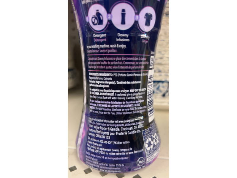 Downy Infusions Calm In-Wash Scent Booster, Lavender & Vanilla Bean, 5.7 oz/161 g