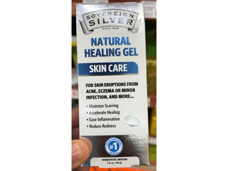 Sovereign Silver Natural Healing Gel, 2 oz/59 mL