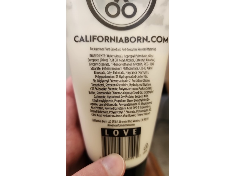 California Born Days of Dirt Hair Styling Cream, 6.8 fl oz/200 mL