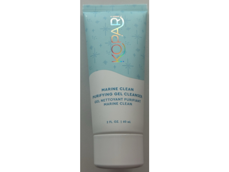 Kopari Purifying Gel Cleanser, Marine Clean, 2 fl oz/60 mL