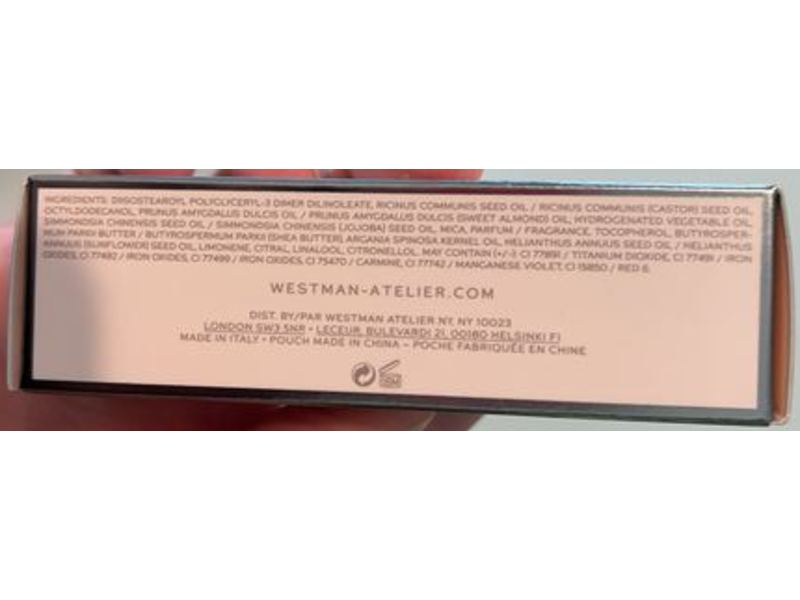 Westman Atelier Squeaky Clean Liquid Lip Balm, Ma Puce, 0.21 fl oz/6.5 mL