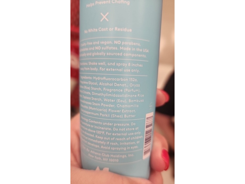 Athena Club Full Body Deo Dry Spray, Sea Splash, 4 oz/113 g