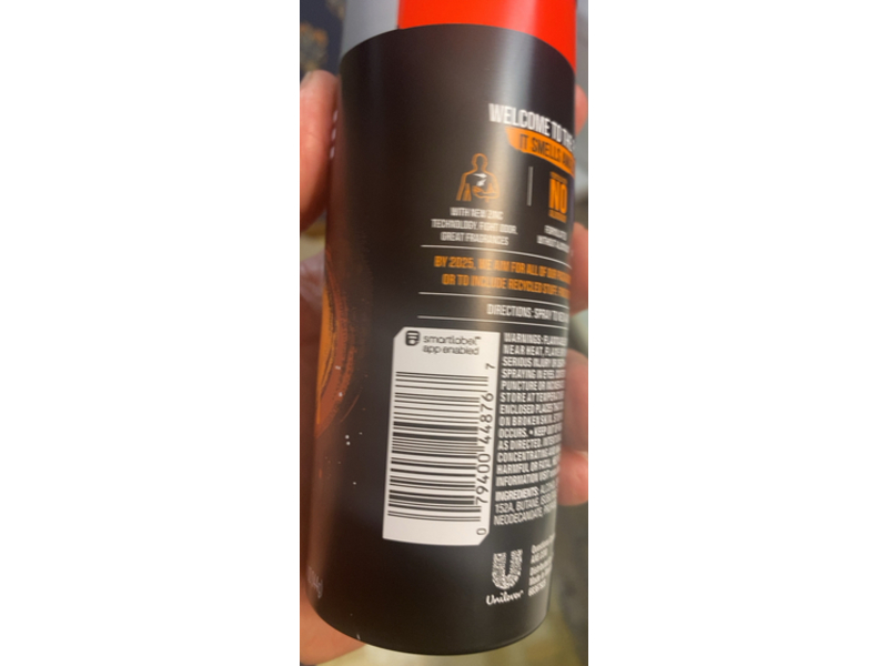 Axe Dark Temptation Deodorant Body Spray, Dark Chocolate, 5.1 oz/144 g