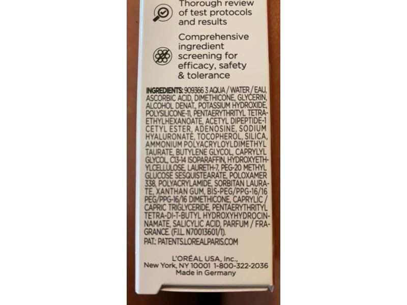 L'Oreal Paris Revitalift Derm-Grade Serum,12% Pure Vitamin C + E + Salicylic Acid, 1.0 fl oz/30 mL