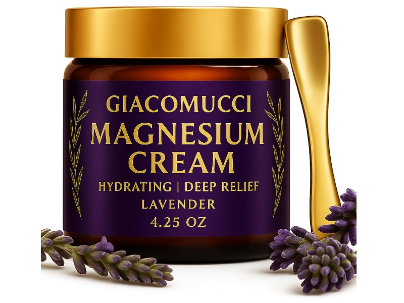 Giacomucci Magnesium Cream, Lavender, 4.25 oz