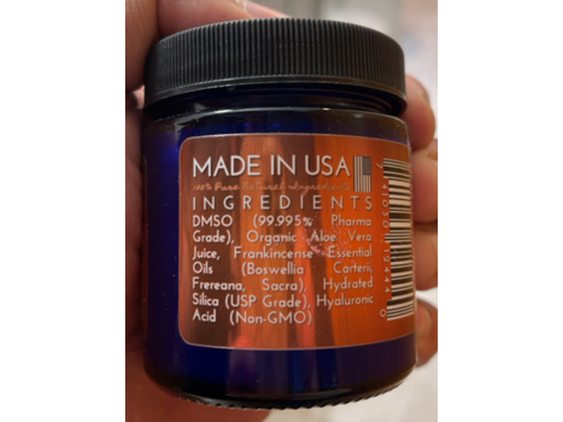 Herbal Mana Frankincense DMSO Gel with Hyaluronic Acid, 4 oz