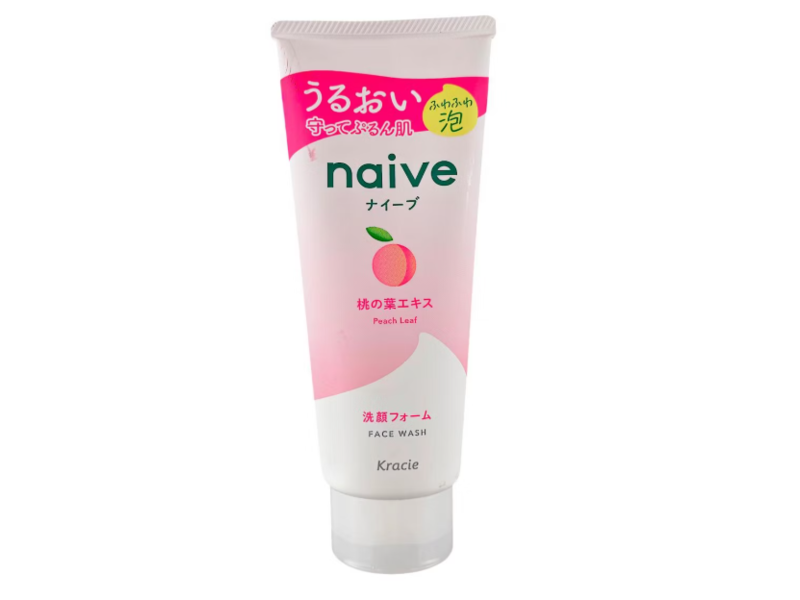 Naive Face Wash, Peach Leaf, 4.50 fl oz/130 g