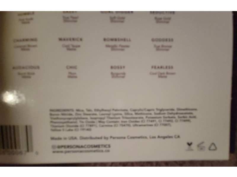 Persona Identity Eyeshadow Palette