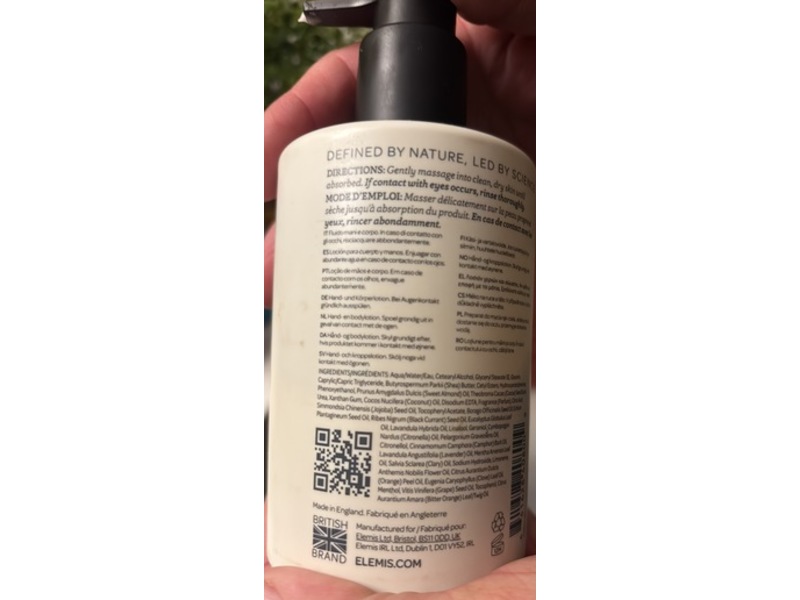 Elemis Hand & Body Lotion, 10.1 fl oz/300 mL