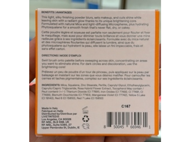 Live Tinted Hueskin Brightening Core Setting Powder, Medium, 0.35 oz/10 g