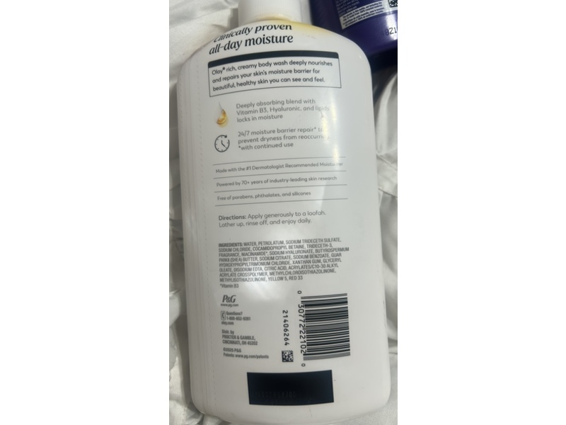 Olay Ultra Moisture Body Wash, Shea Butter, 29 fl oz/857 mL