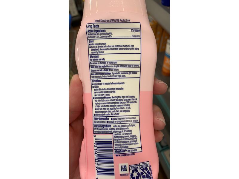 Coppertone Water Babies Sunscreen Lotion, SPF 50, 8 fl oz / 237 mL