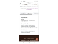 Primalpantry Sensitive Soap, Charcoal & Tea Tree, Natural & Manuka Honey, 110 g - thumbnail 2