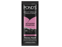 Ponds Bright Miracle Facial Foam, Activated Charcoal Niasorcinol, 10 g - Image 2