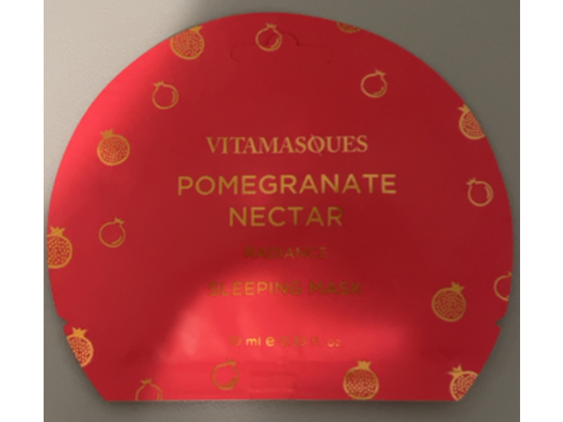 Vitamasques Sleeping Mask, Pomegranate Nectar, 0.33 fl oz/10 mL