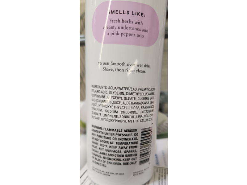 Billie Sky Foam Shave Gel, Lavender Milk, 6.7 oz