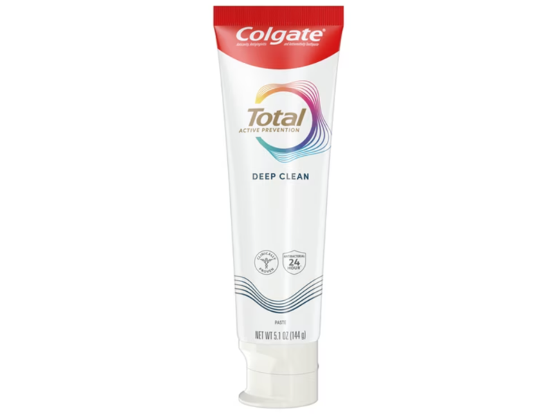 Colgate Total Active Prevention Toothpaste, Deep Clean, 5.1 oz/144 g