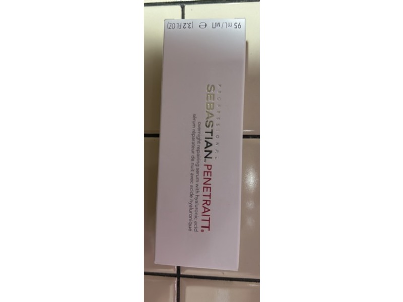 Sebastian Professional Penetraitt Overnight Repairing Serum, Hyaluronic Acid, 3.2 fl oz/95 mL