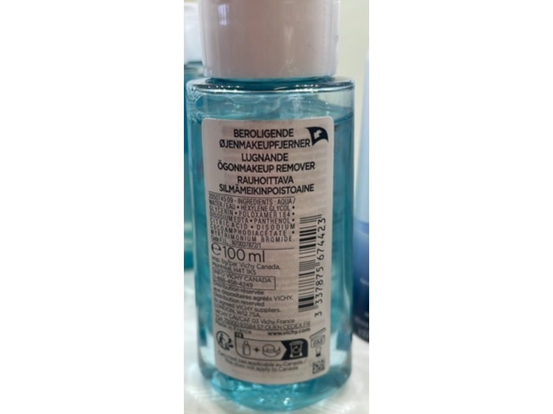 Vichy Sensitive Eyes Make-Up Remover, 100 mL