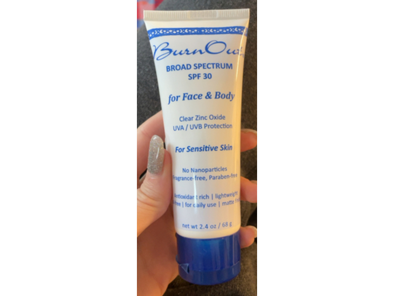 Burn Out Face & Body Sunscreen, SPF 30, 2.4 oz/68 g