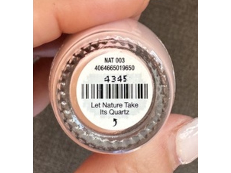 O.P.I Nature Strong Nail Lacquer, Let Nature Take Its Quartz, 0.5 fl oz/15 mL