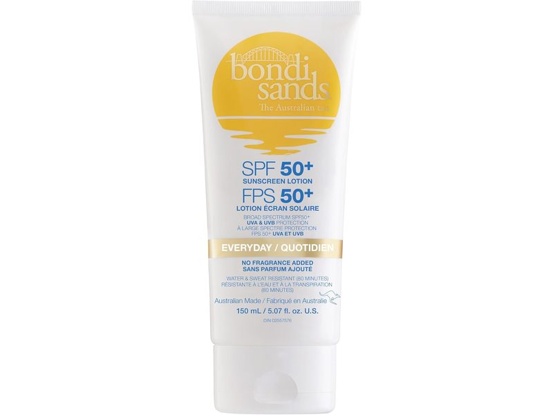 Bondi Sands Everyday Sunscreen Lotion, SPF 50+, 5.07 fl oz/150 mL