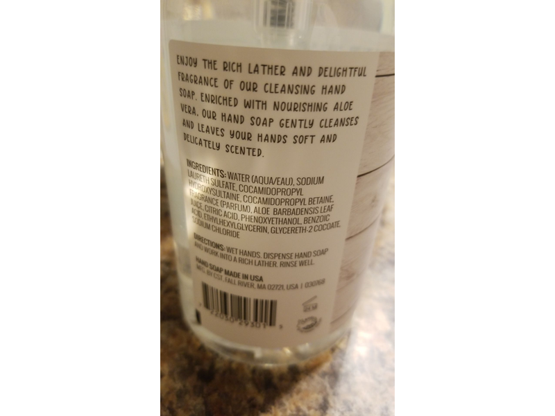 Fall River Soap Co. Dye-Free Hand Soap, Citrus Zest, 16 fl oz/473 mL