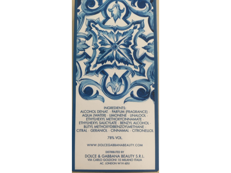 Dolce & Gabbana Light Blue Summer Vibes Eau De Toilette, 50 mL