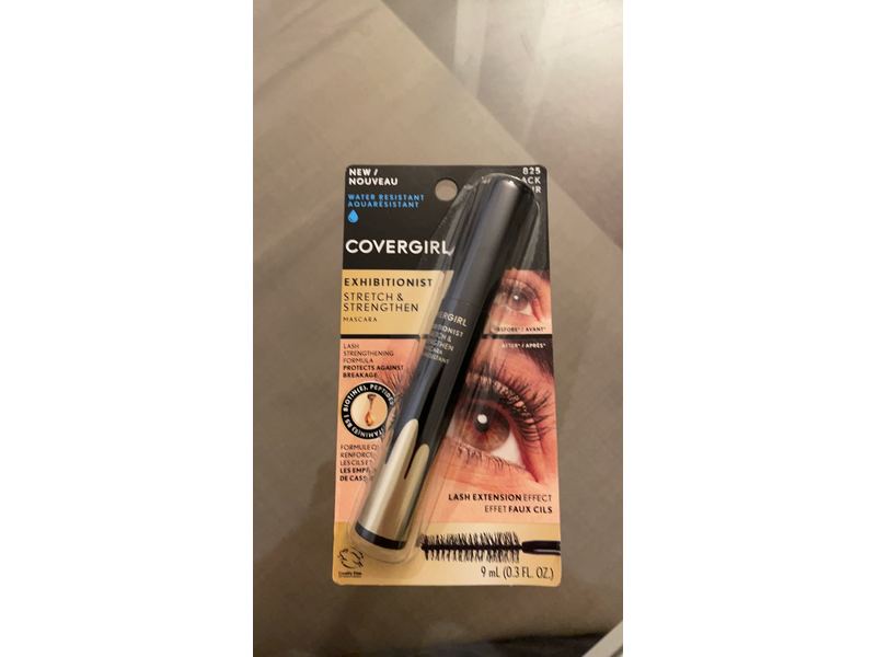 Covergirl Exhibitionist Stretch & Strengthen Mascara, Black 825, 0.3 fl oz/9 mL