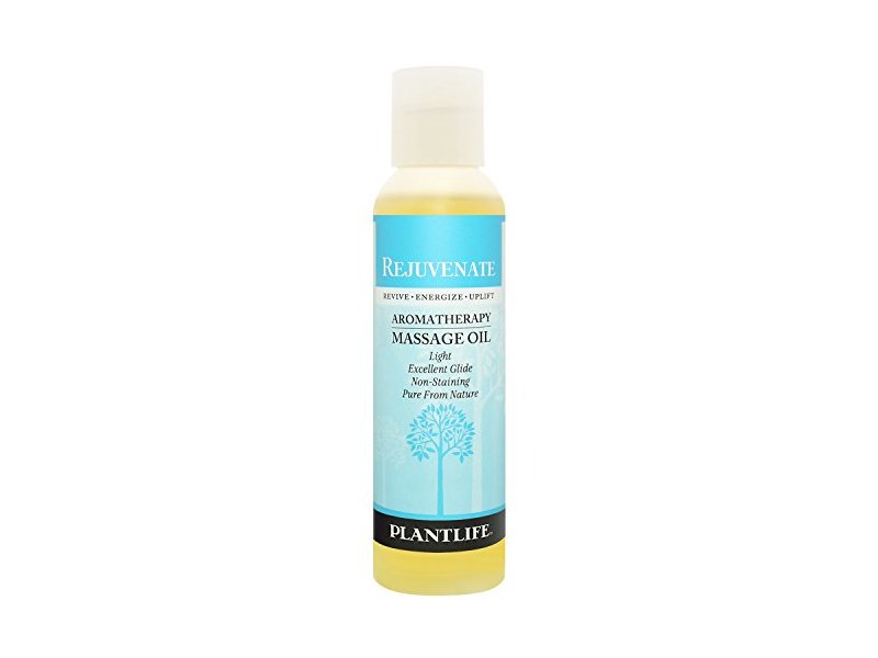 Plantlife Body Bliss Aromatherapy Massage Oil, Rejuvenate, 4 oz/120 mL