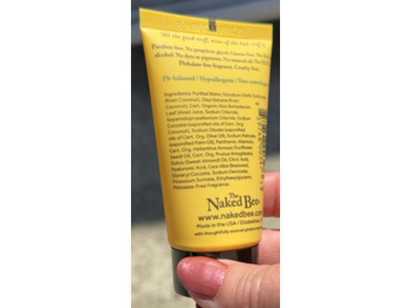 The Naked Bee Body Wash, Orange Blossom Honey, 1.5 fl oz/45 mL