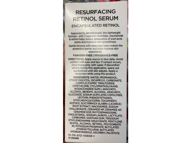 Equate Beauty Resurfacing Retinol Serum, Moisturize, 1 fl oz/30 mL