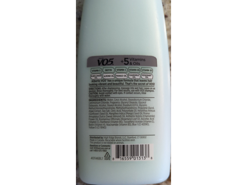 Alberto VO5 Ocean Refresh Revitalizing Conditioner, Sea Minerals, 12.5 fl oz/370 mL